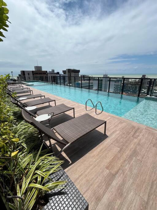 Melhores Flats - Lindo, Pertinho Do Mar Apartamento